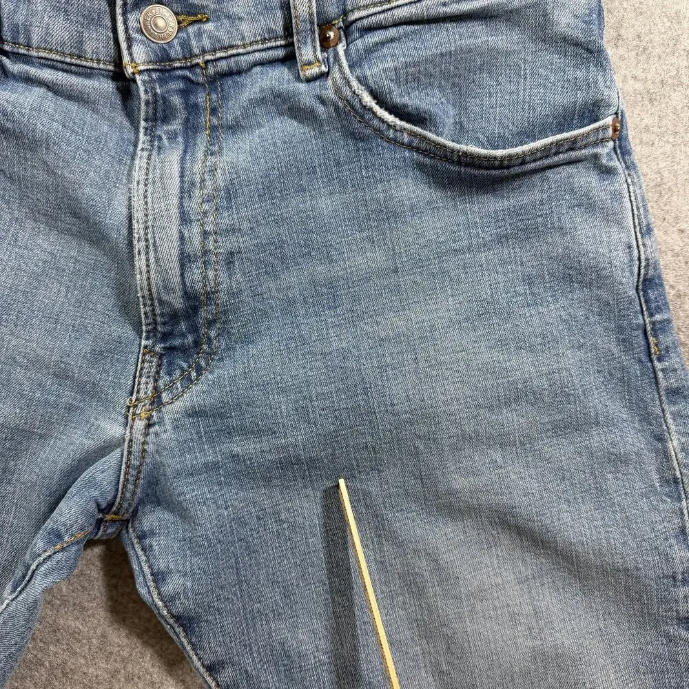 Polo Ralph Lauren Varick Slim Straight Jeans Mens 33x32 Light Blue Wash Stretch